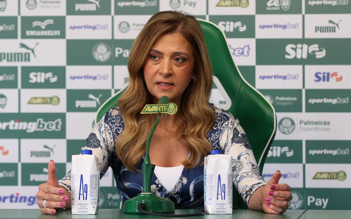 Palmeiras: Leila Pereira seria alvo de críticas internas por R$ 703 milhões investidos