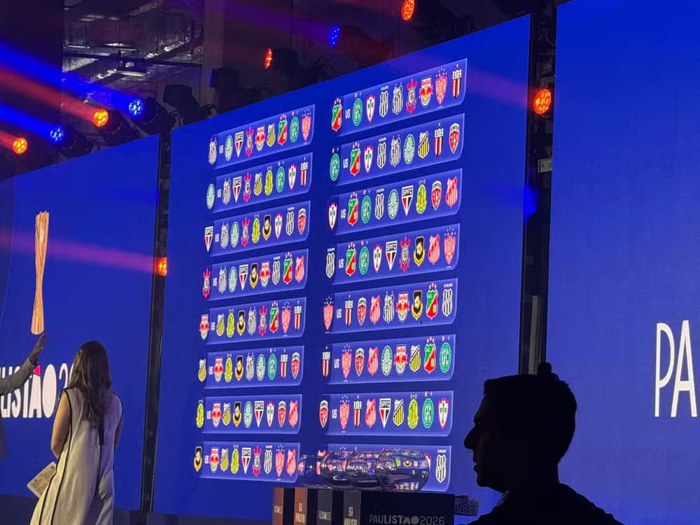 Paulistão 2026: Veja os adversários das grandes equipes na primeira fase