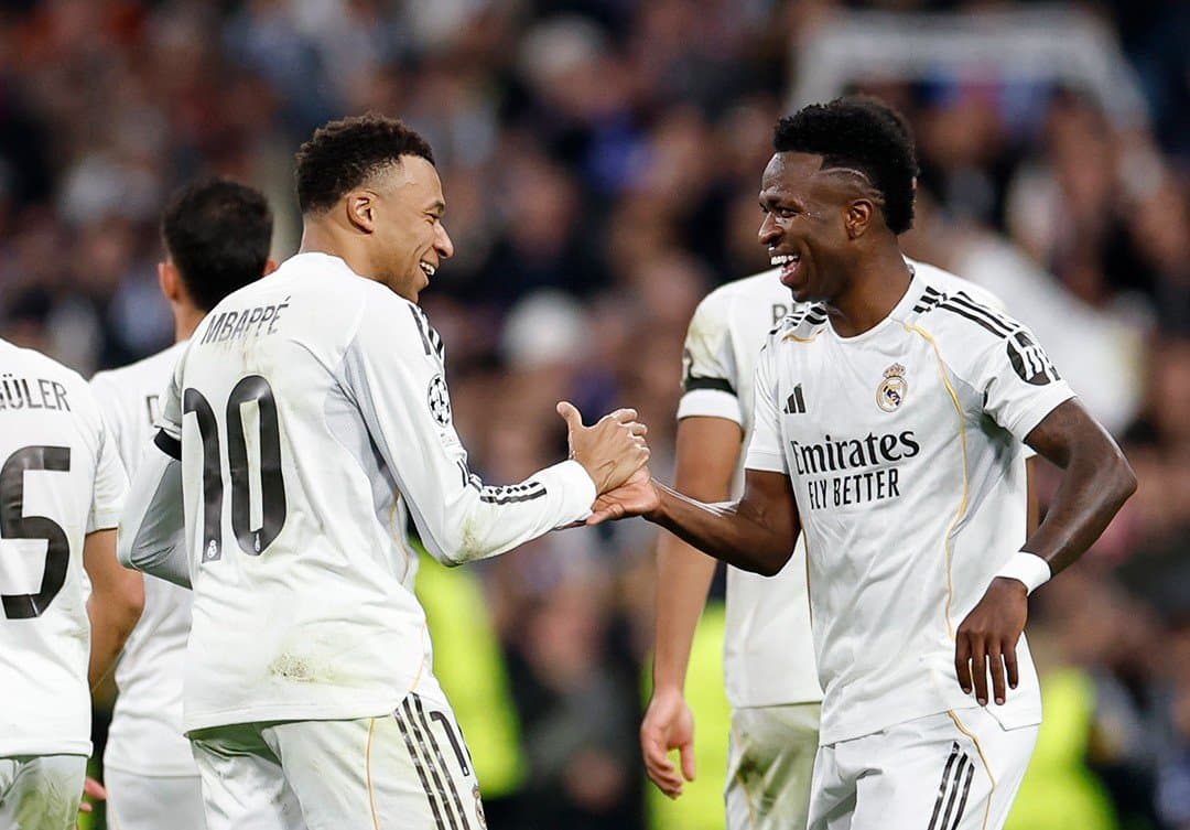 Vinicius Júnior ultrapassa Benzema e Cristiano Ronaldo, tornando-se o maior assistente do Real Madrid na Champions League