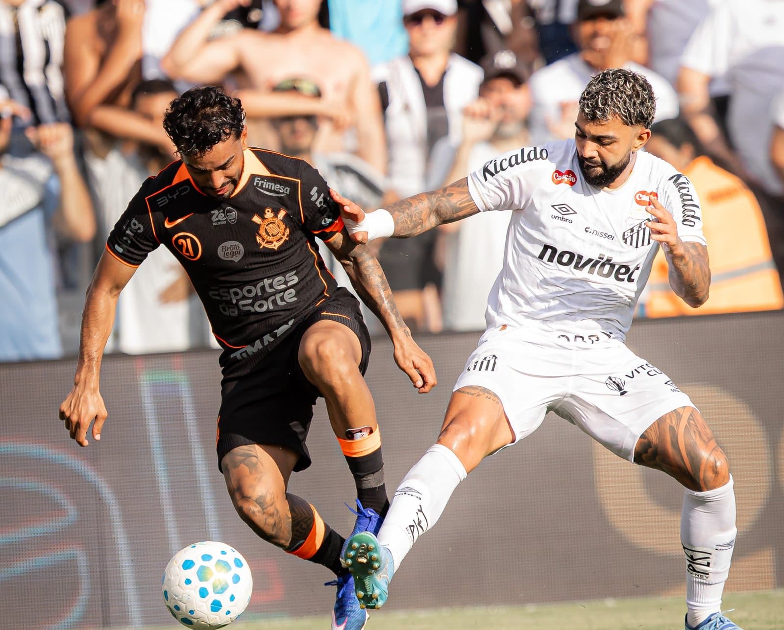 Santos e Corinthians apenas empatam no Brasileirão; confira como foi o jogo