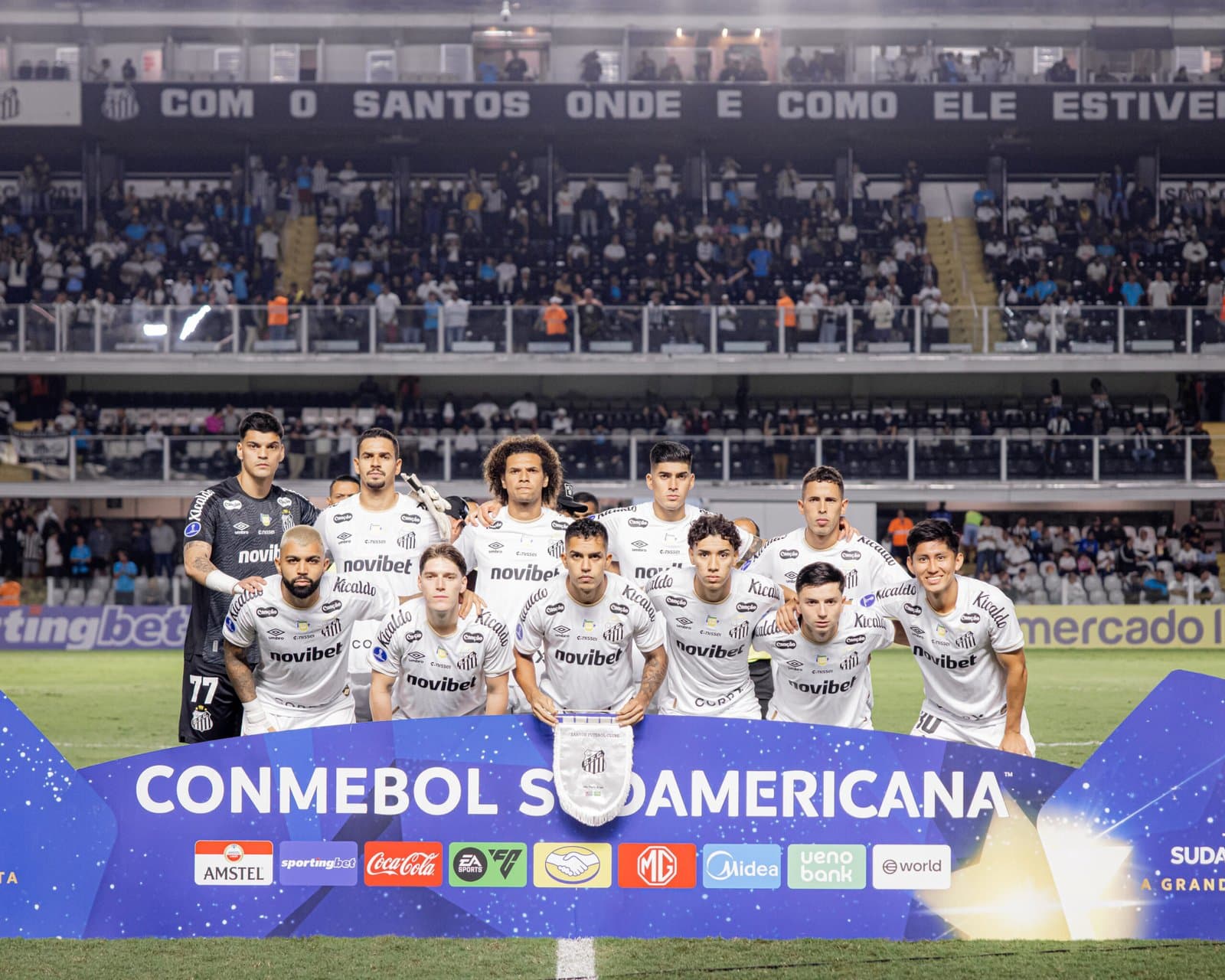 Santos abre dois gols de vantagem, mas leva o empate do San Lorenzo na Sul-Americana; veja como foi