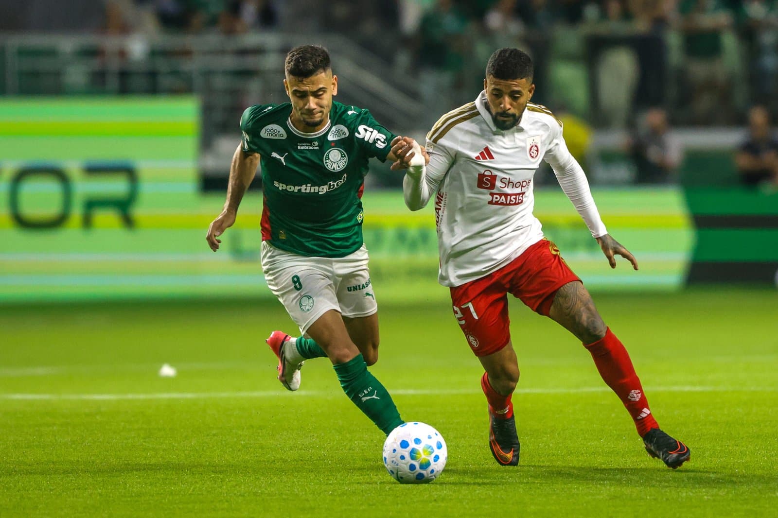 Palmeiras não fura defesa do Internacional e jogo termina empatado em 0 a 0; veja como foi
